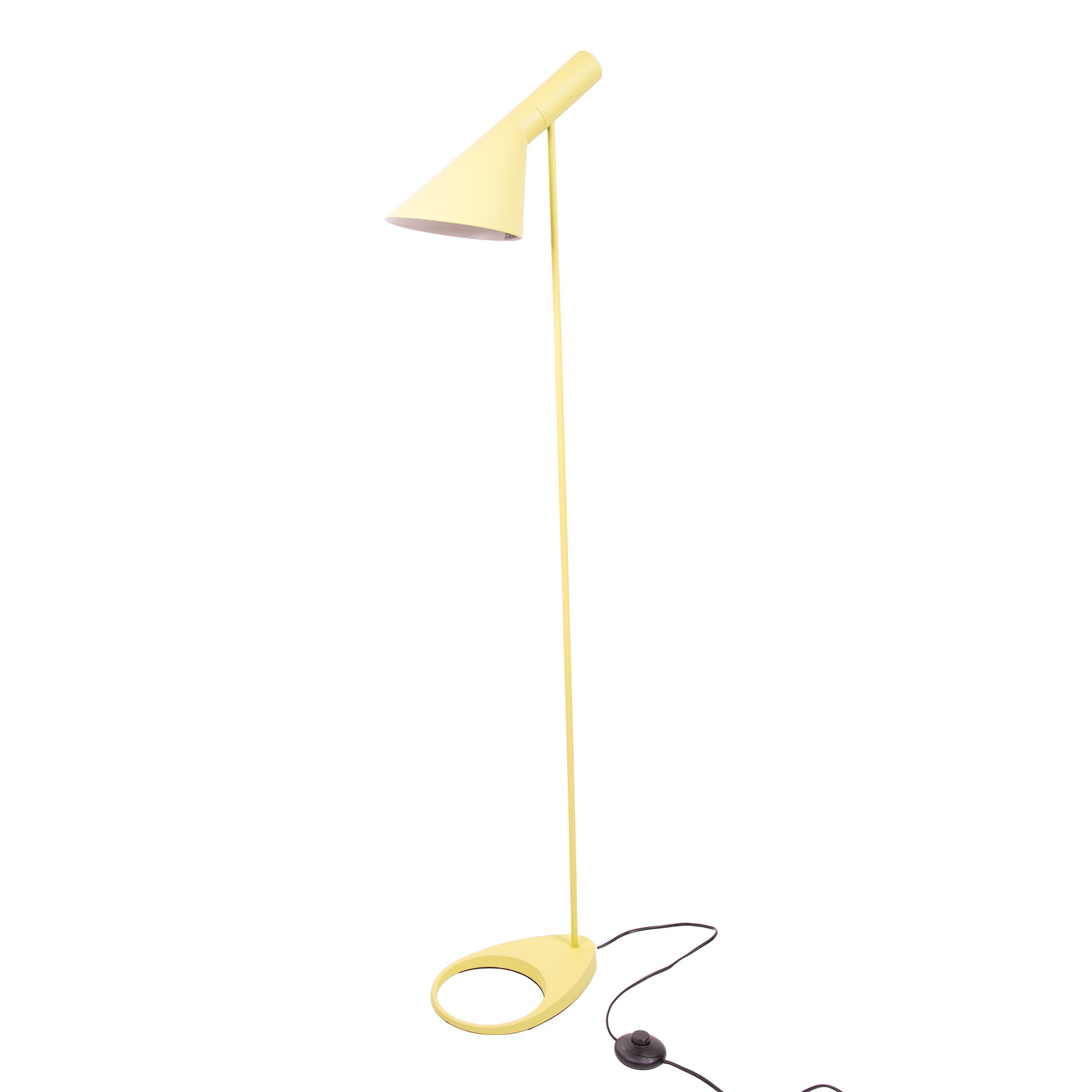 Arne Jacobsen style, Vloerlamp AJ Lamp geel