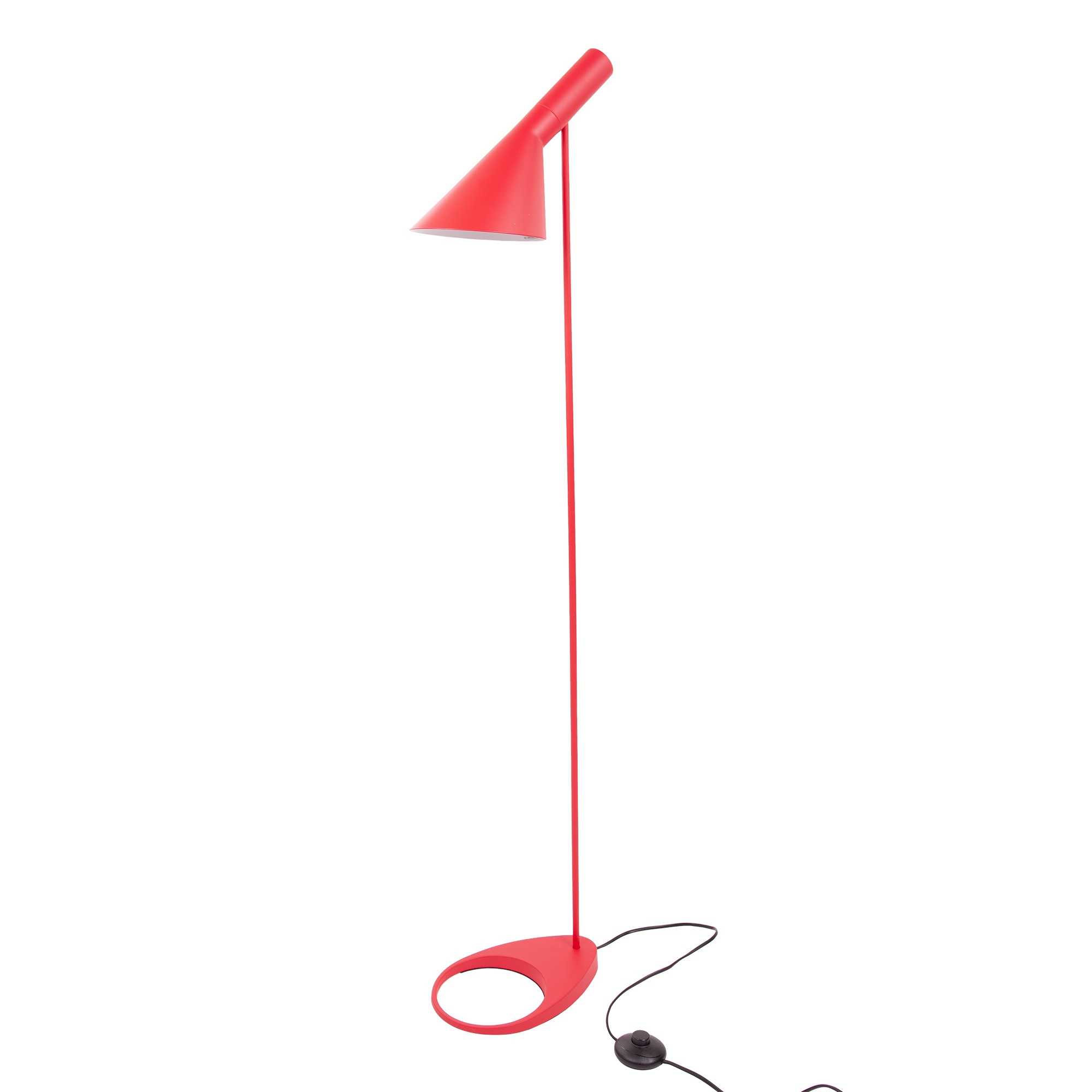 Arne Jacobsen style, Vloerlamp AJ Lamp rood