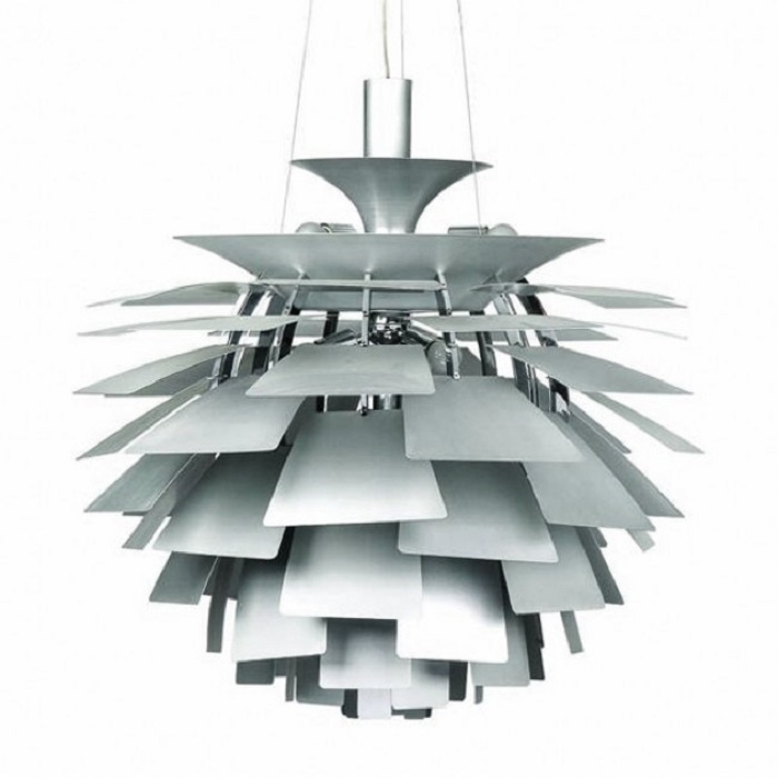 Poul Henningsen style, Hanglamp Artisjok lamp 48cm Aluminium