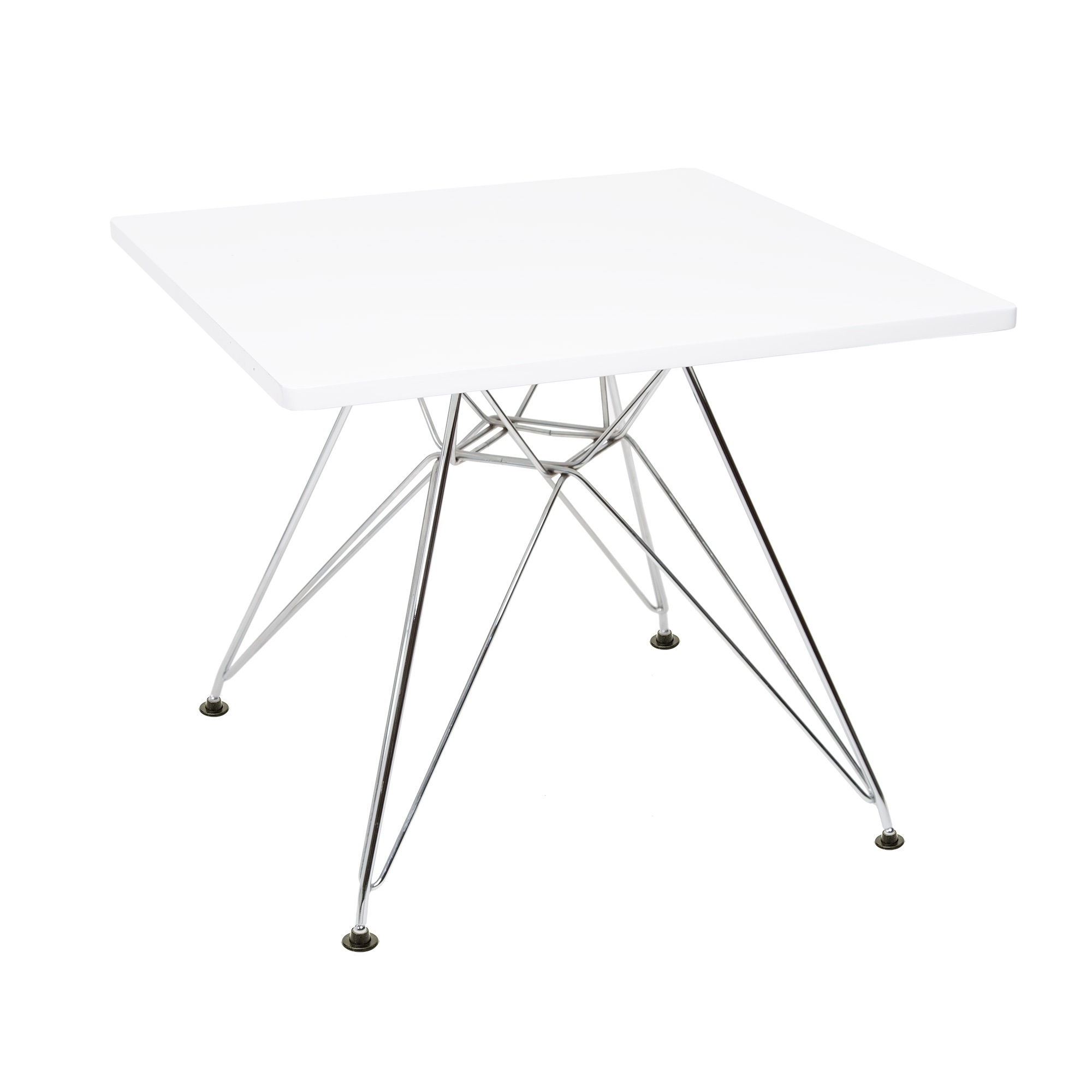 Charles Eames style, Kindertafel CTR junior vierkant wit