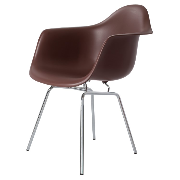 Charles Eames style, Eetkamerstoel DAX PP bruin
