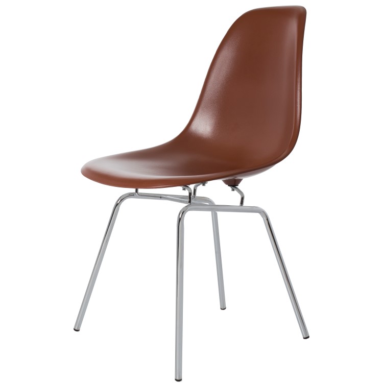 Charles Eames style, Eetkamerstoel DSX ABS bruin