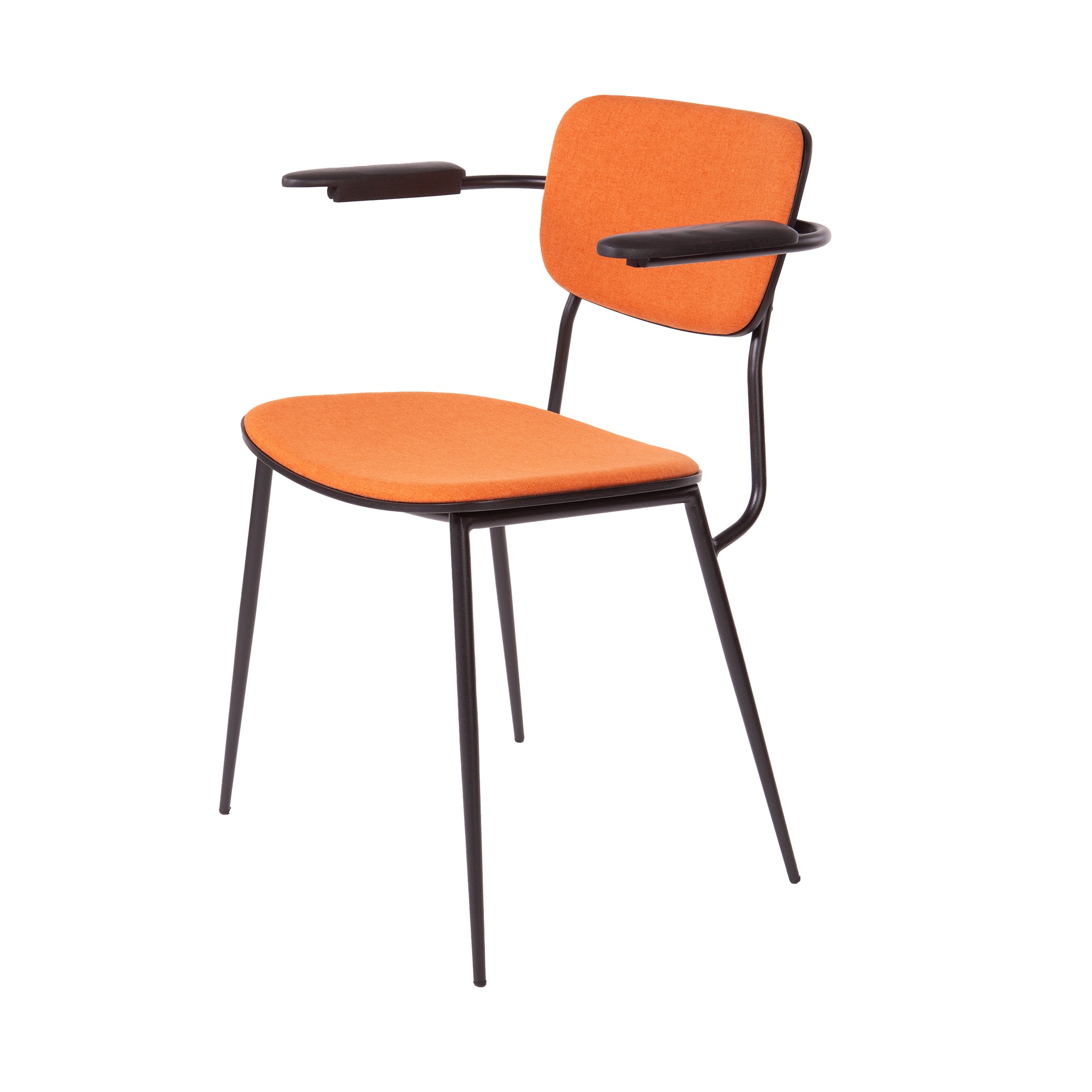 Dominidesign style, Eetkamerstoel College stapelbare stoel oranje orange
