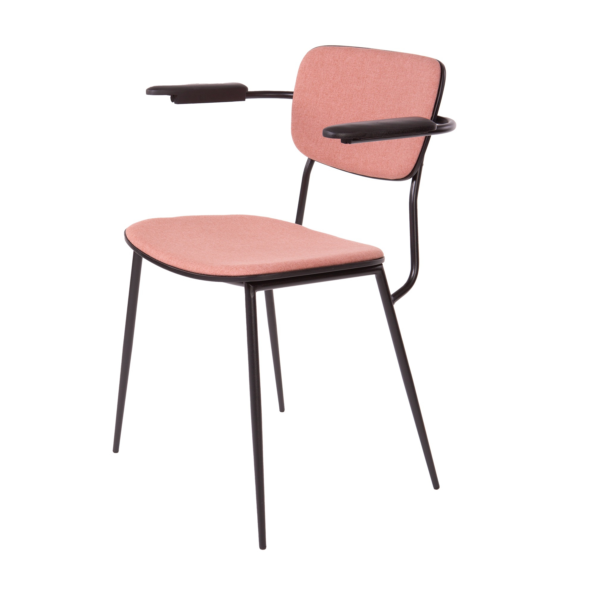 Dominidesign style, Eetkamerstoel College stapelbare stoel Rose roze