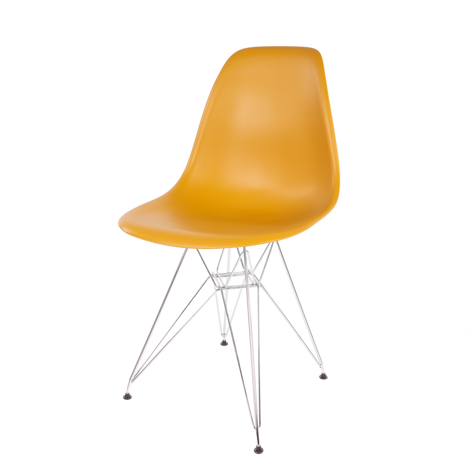 Charles Eames style, Eetkamerstoel DSR mat PP gember