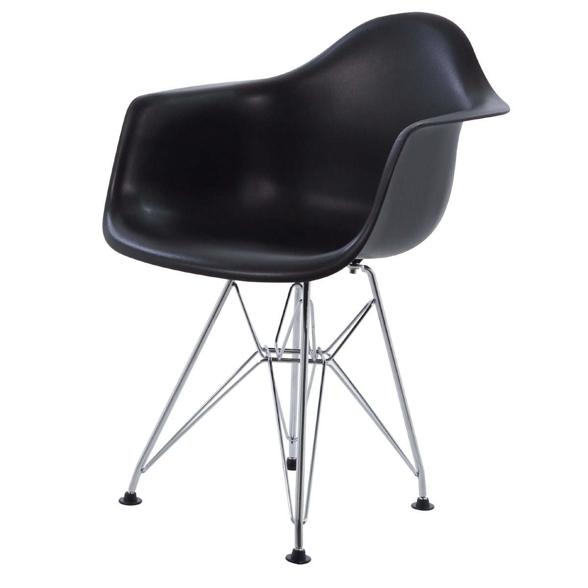 Charles Eames style, Kinderstoel DAR Junior zwart