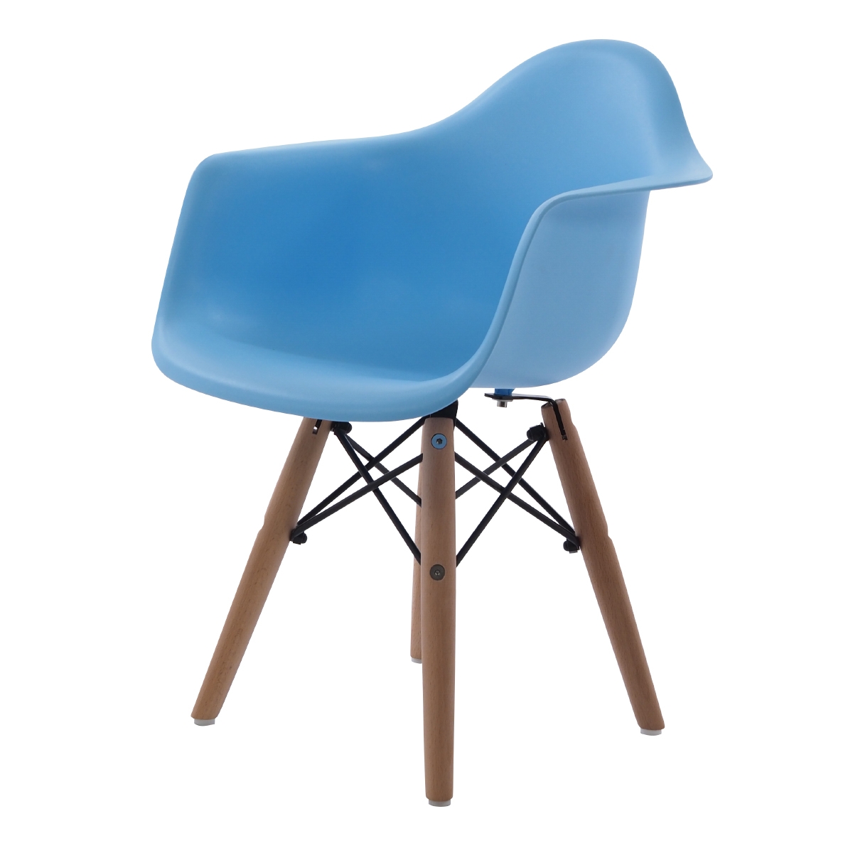 Charles Eames style, Kinderstoel DAW Junior Lichtblauw