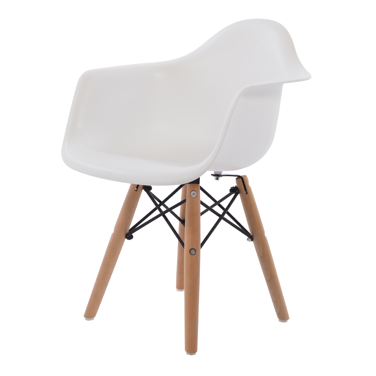 Charles Eames style, Kinderstoel DAW Junior wit