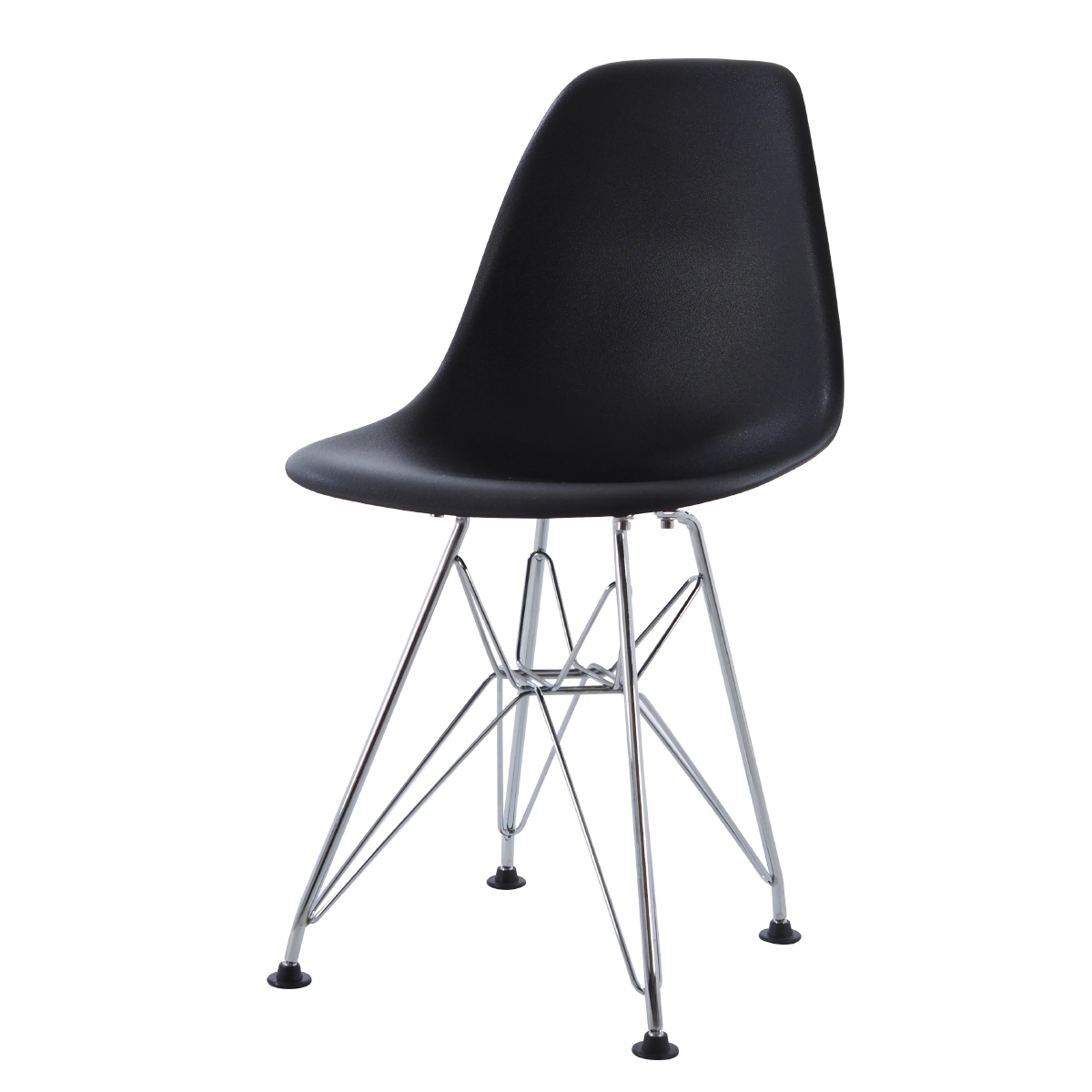 Charles Eames style, Kinderstoel DSR Junior zwart