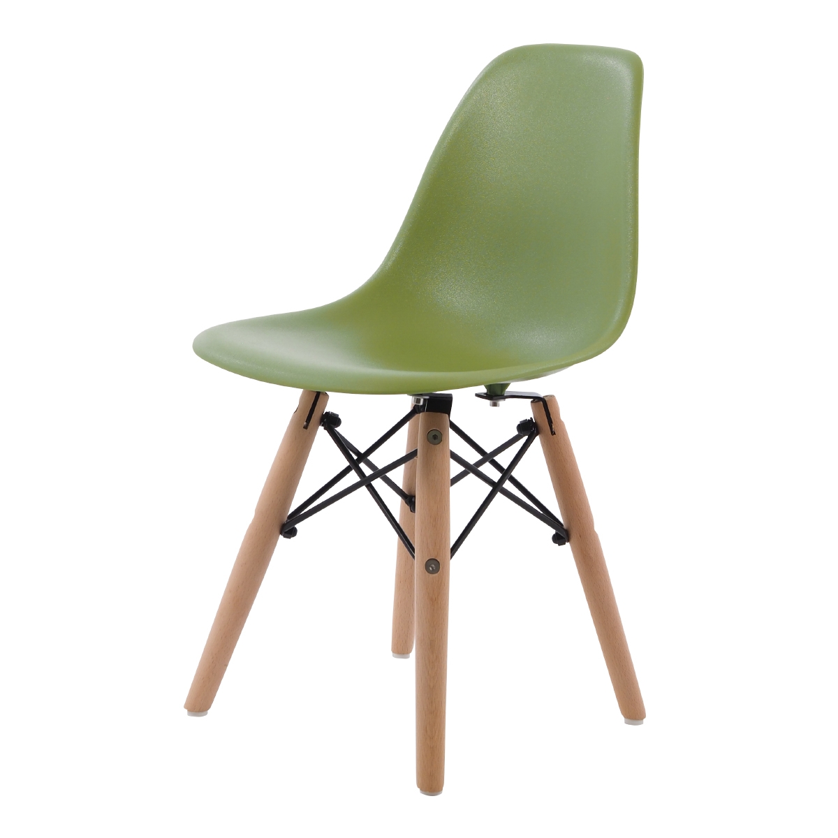 Charles Eames style, Kinderstoel DSW Junior Licht groen