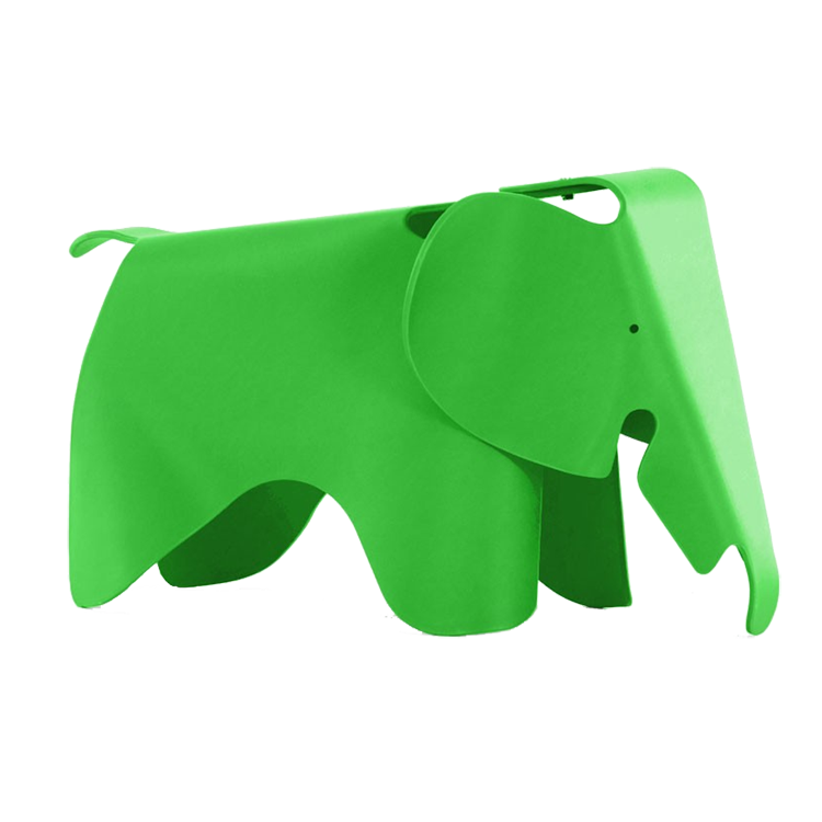 Charles Eames style, Olifant stoel Elephant Junior groen