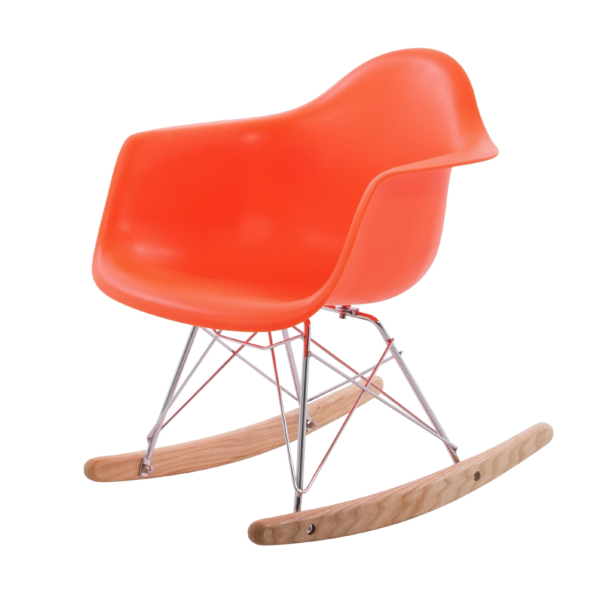 Charles Eames style, Schommelstoel RAR Junior oranje