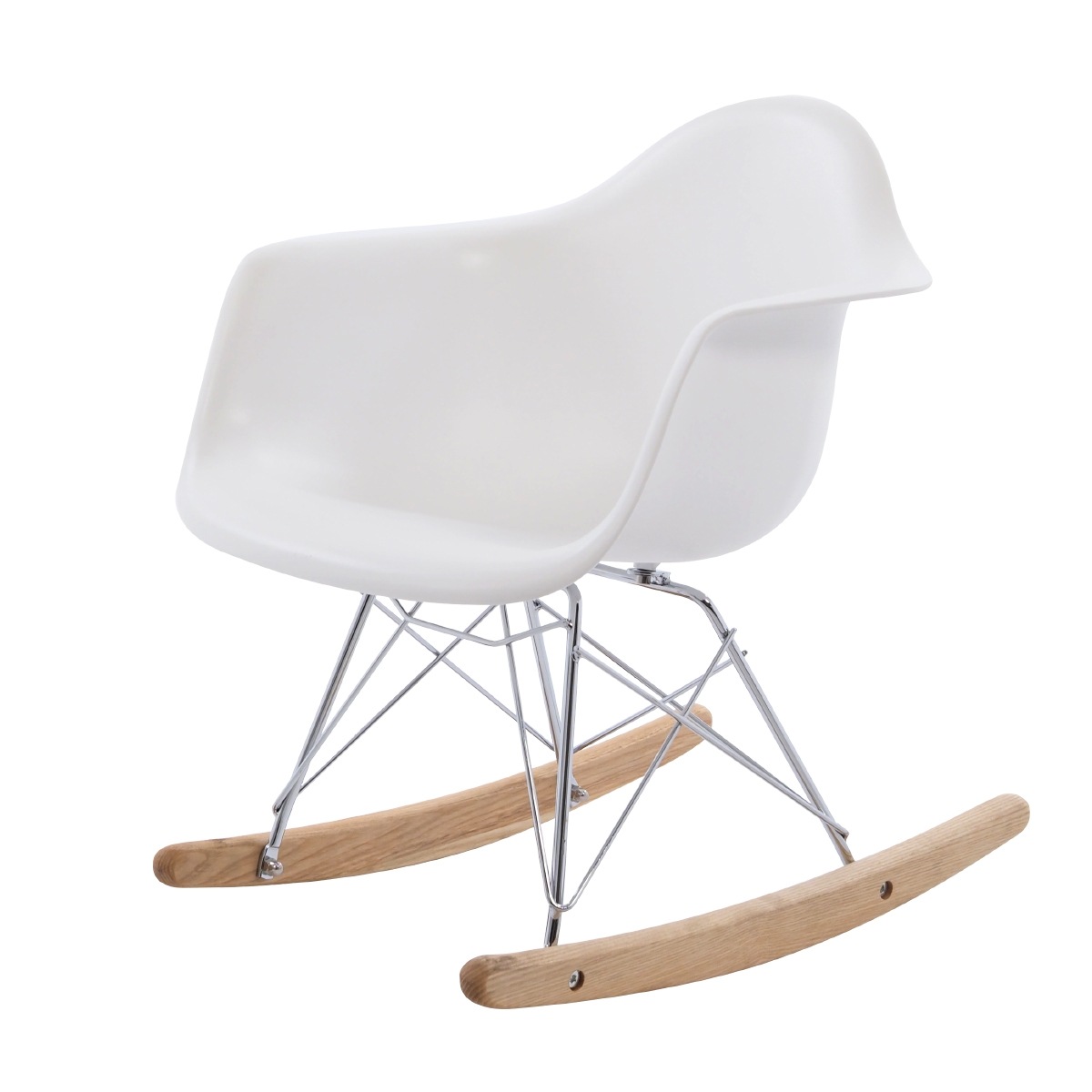 Charles Eames style, Schommelstoel RAR Junior wit