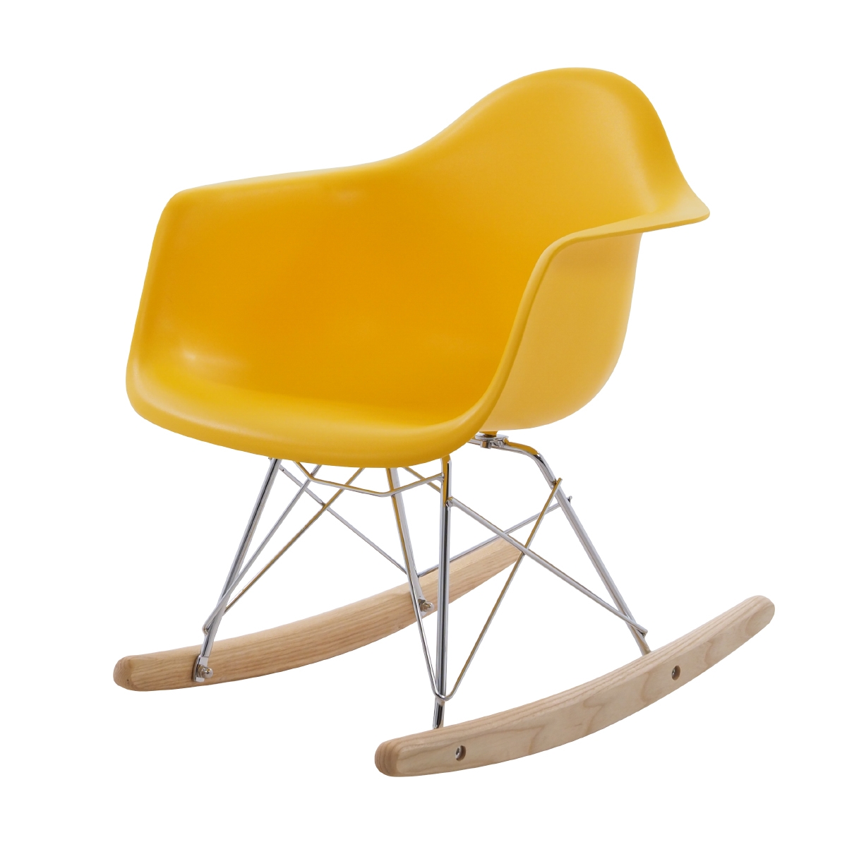 Charles Eames style, Schommelstoel RAR Junior geel
