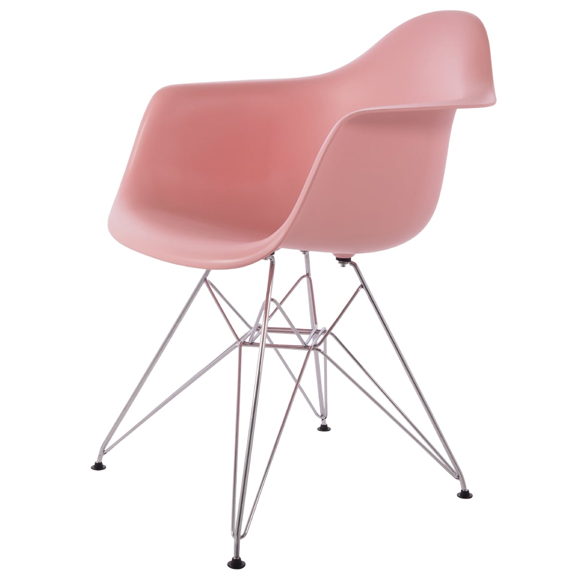 Charles Eames style, Eetkamerstoel DAR mat PP baby roze