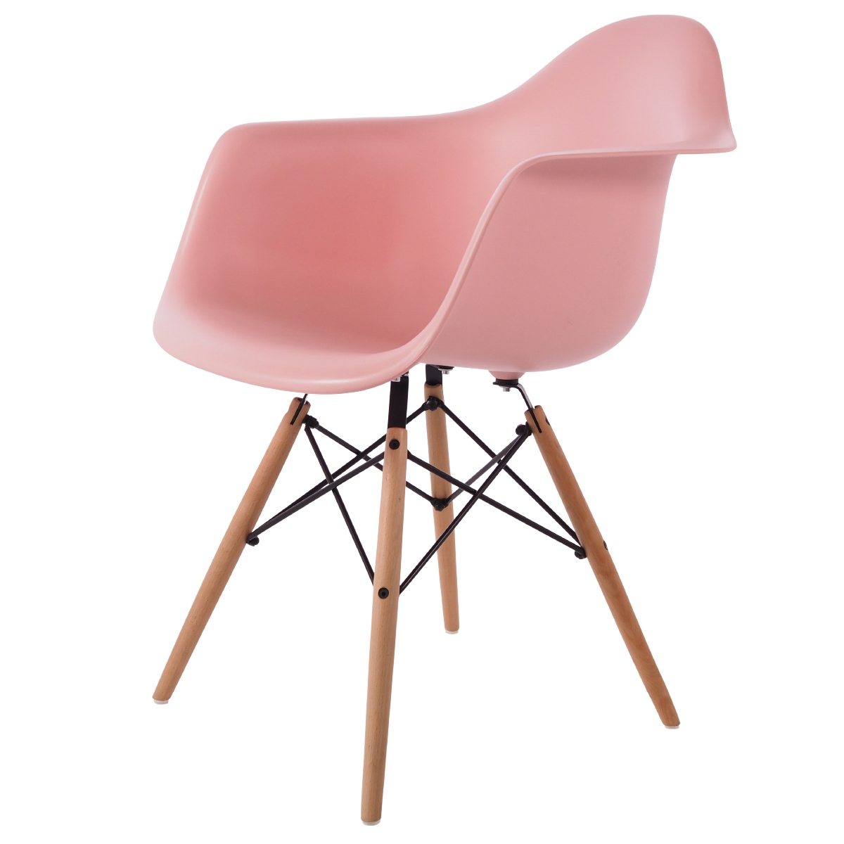 Charles Eames style, Eetkamerstoel DAW PP baby roze