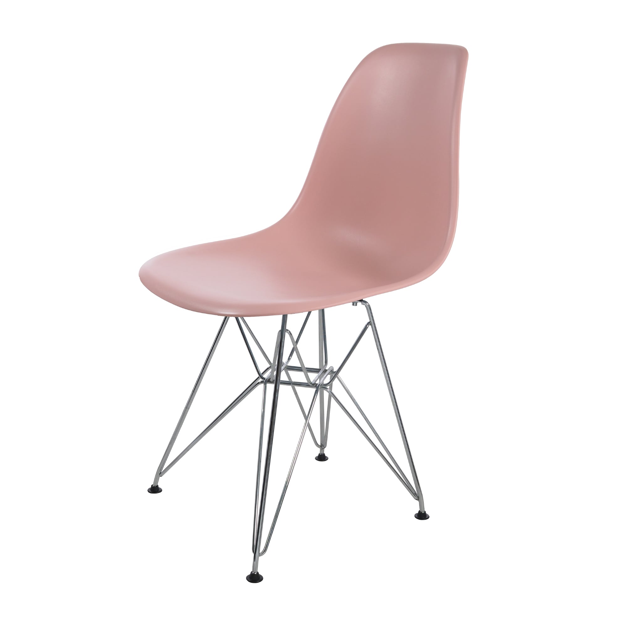Charles Eames style, Eetkamerstoel DSR mat PP baby roze