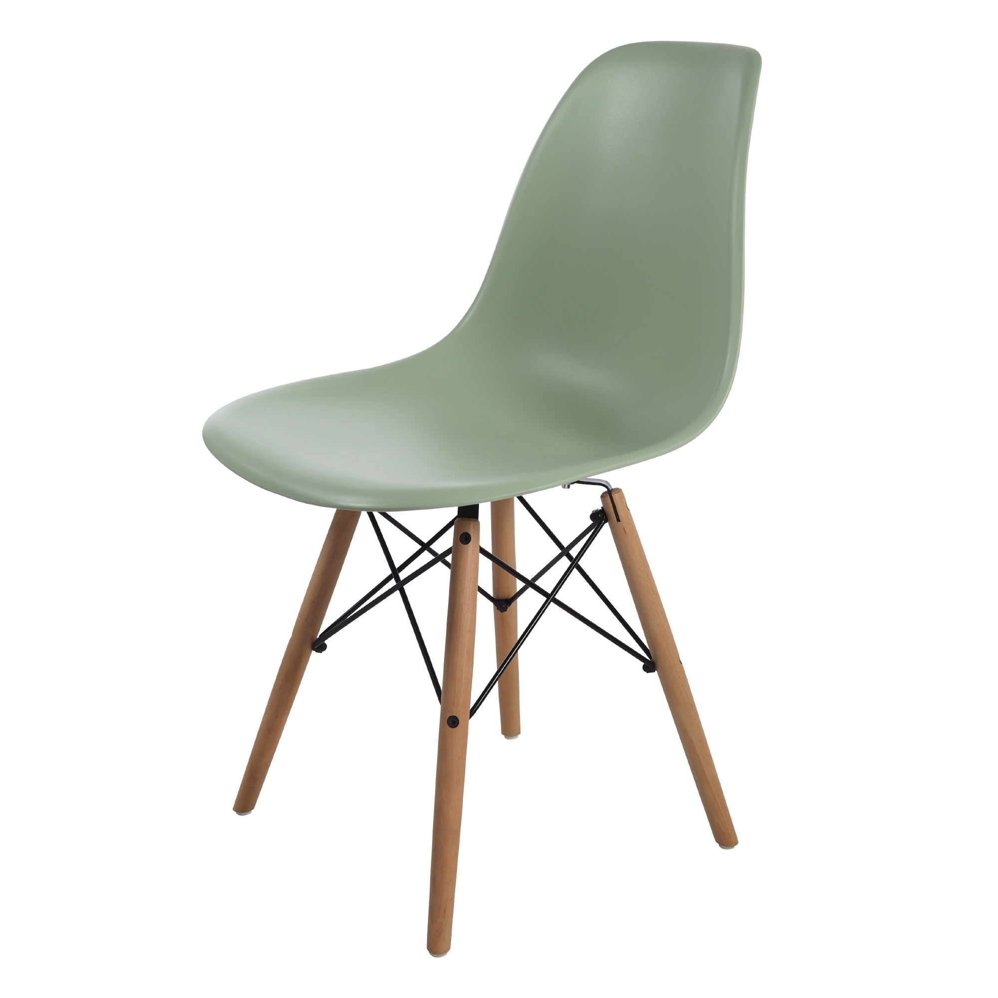 Charles Eames style, Eetkamerstoel DSW mat PP mint