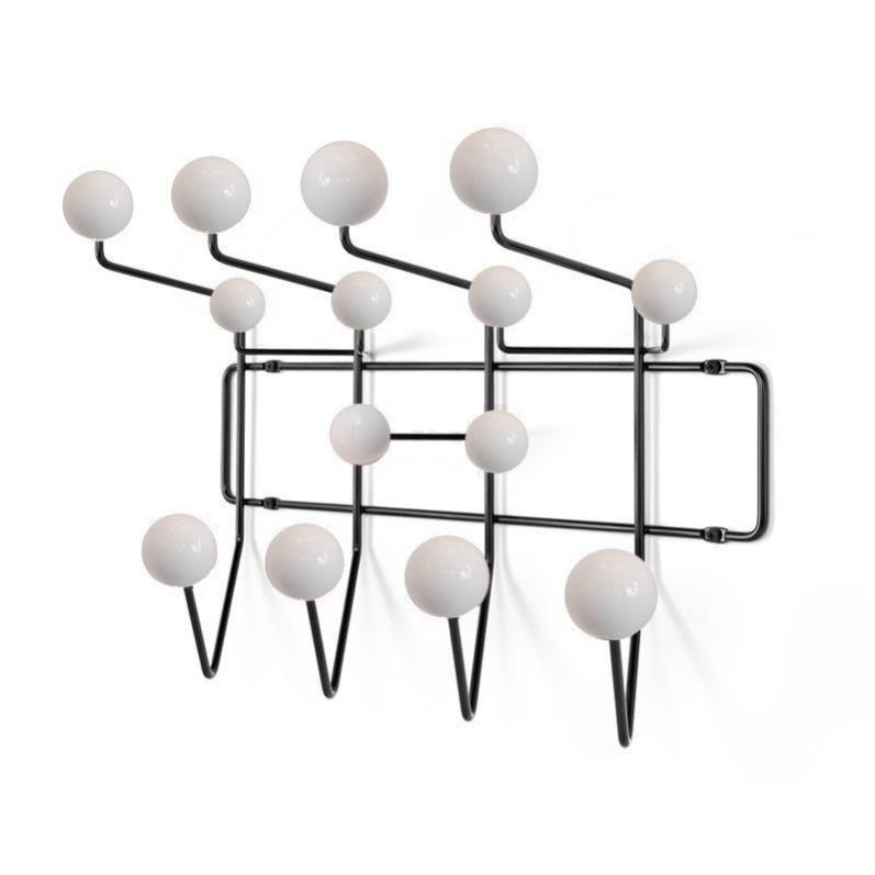 Charles Eames style, Kapstok Hang it all Wit met zwart frame