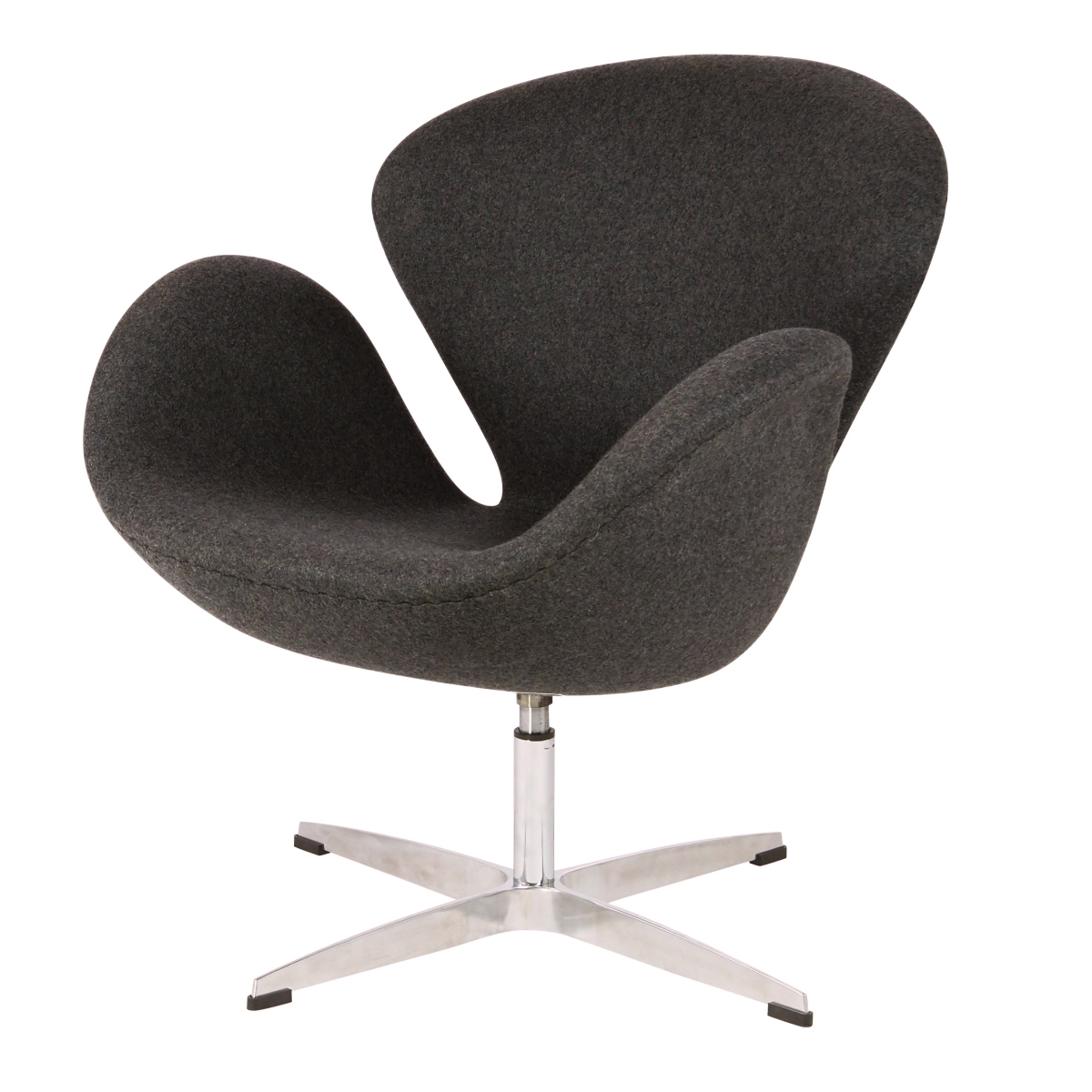 Arne Jacobsen style, Lounge stoel Swan kasjmier grijs