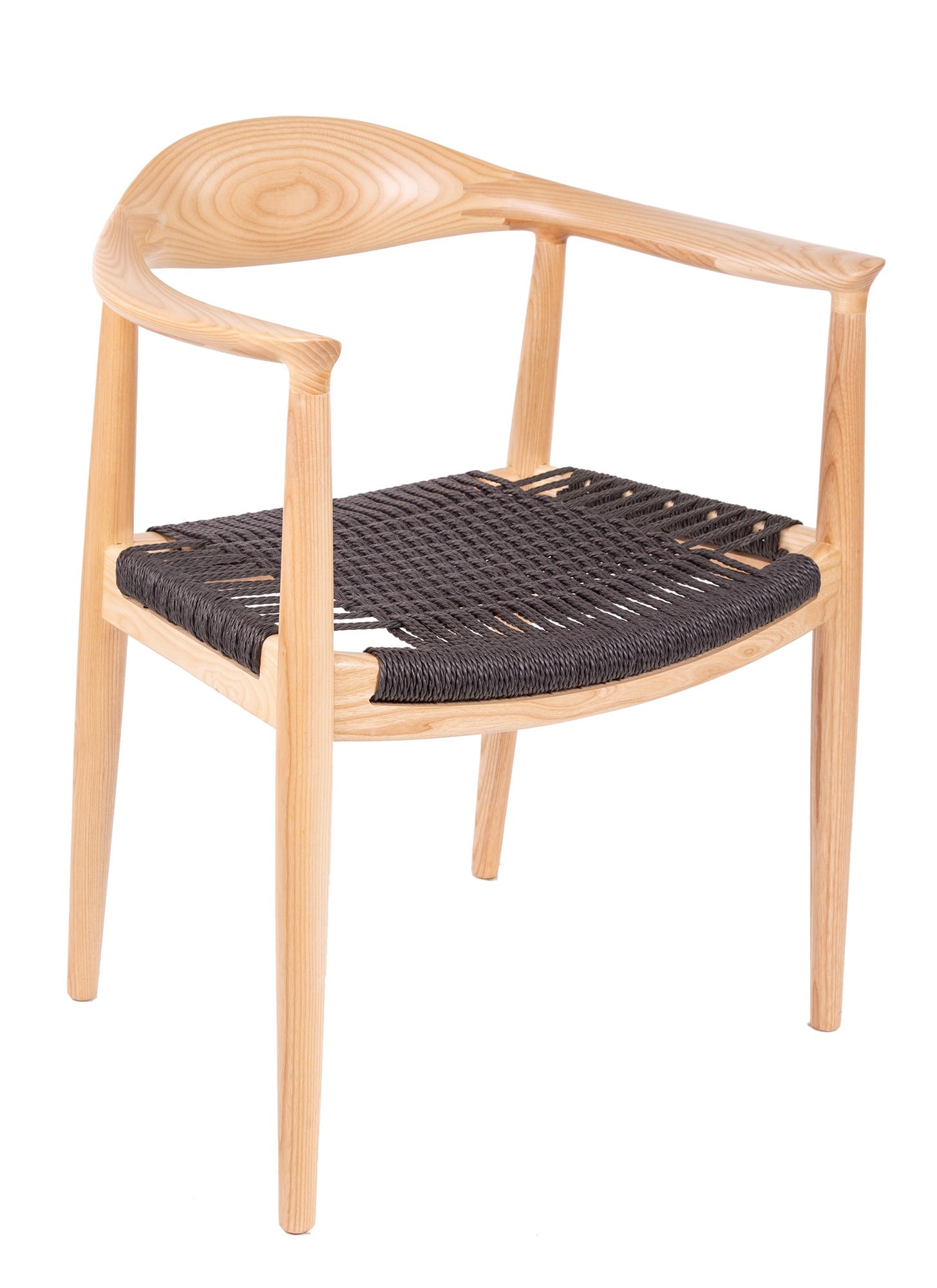 Wegner style, Eetkamerstoel kennedy chair naturel zwart