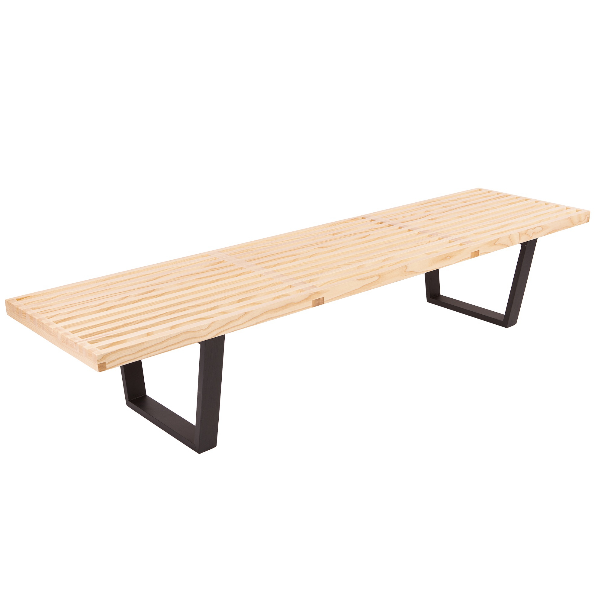 George Nelson style, Bank Nelson Bench Eiken 183cm