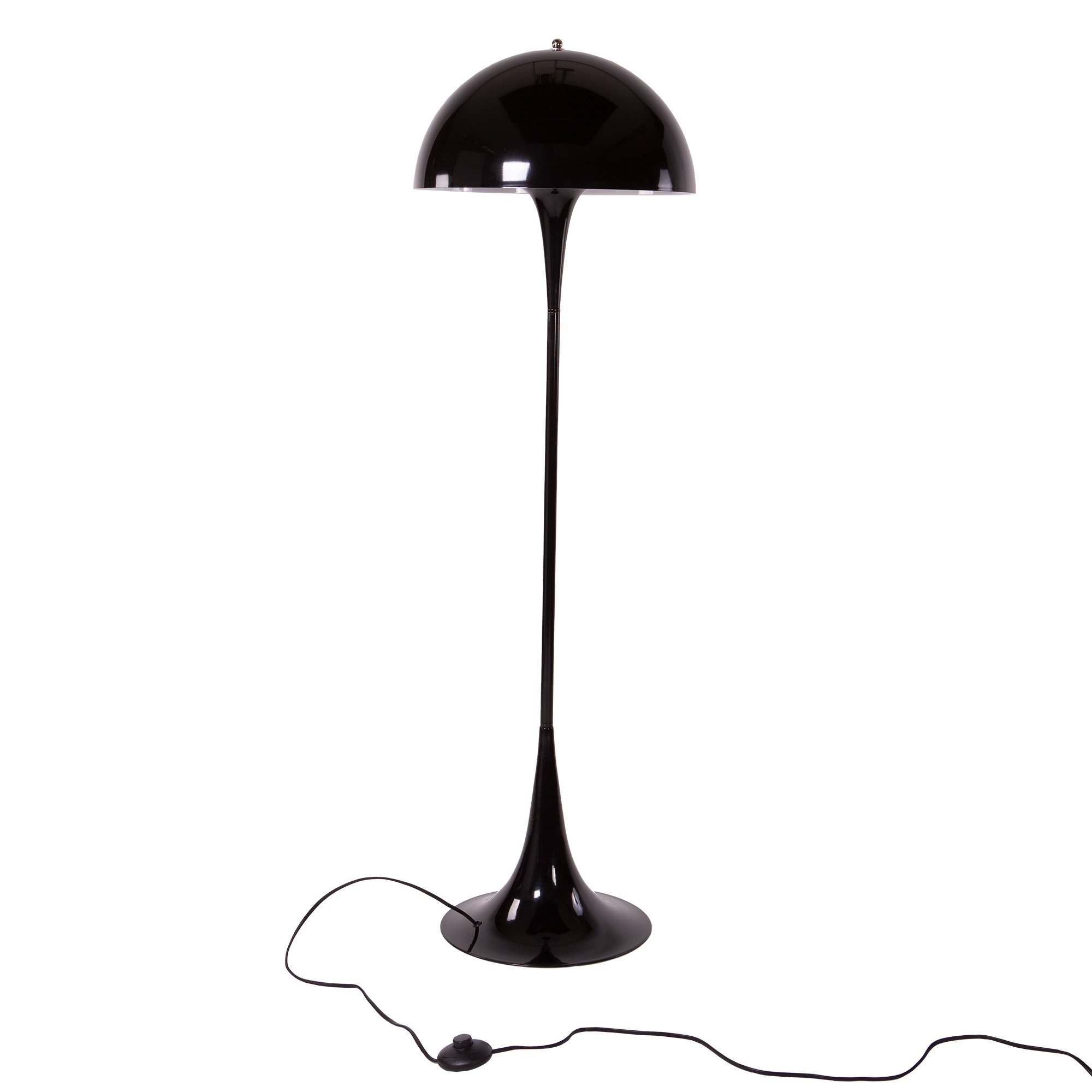 Verner Panton style, Vloerlamp Panton Hella zwart