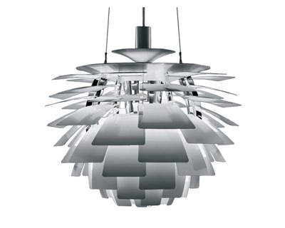 Poul Henningsen style, Hanglamp Artisjok lamp 72cm Aluminium